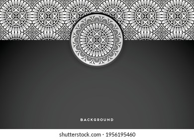 Vector islamic background with mandala