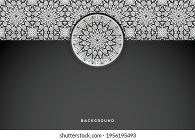 Vector islamic background with mandala