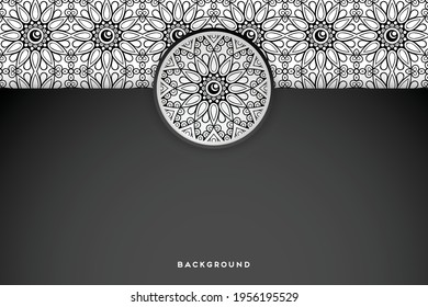 Vector islamic background with mandala