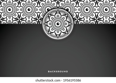 Vector islamic background with mandala