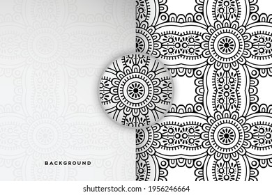 Vector islamic background with mandala