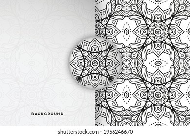 Vector islamic background with mandala