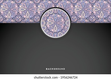 Vector islamic background with mandala