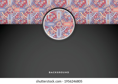 Vector islamic background with mandala