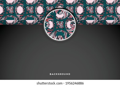 Vector islamic background with mandala