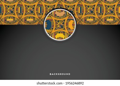 Vector islamic background with mandala