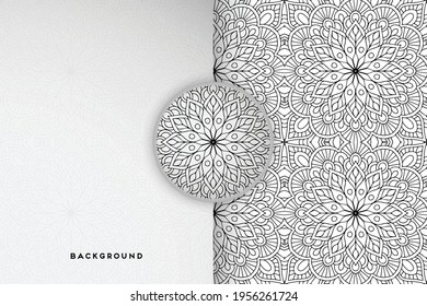 Vector islamic background with mandala