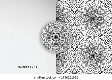 Vector islamic background with mandala