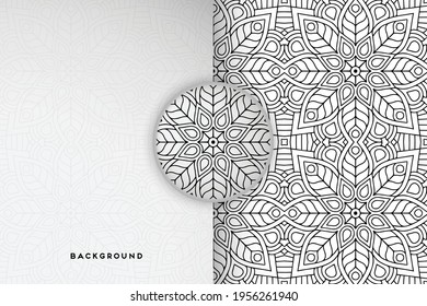 Vector islamic background with mandala