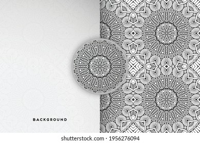 Vector islamic background with mandala