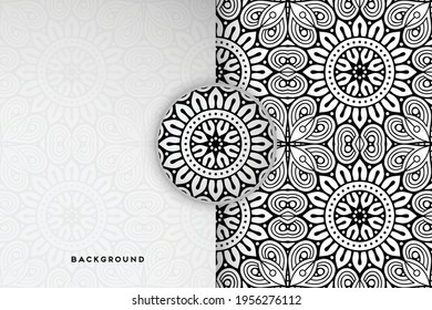 Vector islamic background with mandala