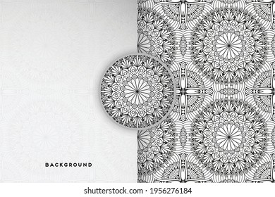 Vector islamic background with mandala