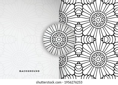 Vector islamic background with mandala