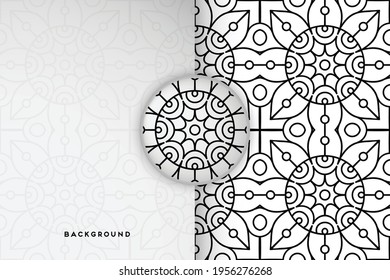 Vector islamic background with mandala