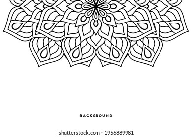 Vector islamic background with mandala