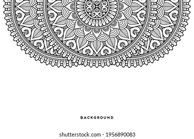 Vector islamic background with mandala