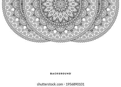 Vector islamic background with mandala