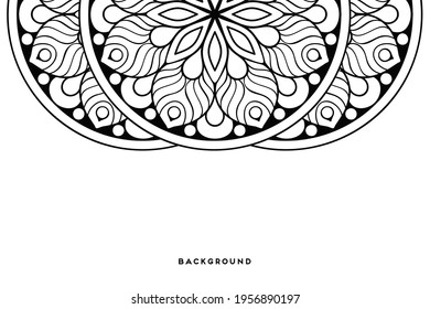 Vector islamic background with mandala