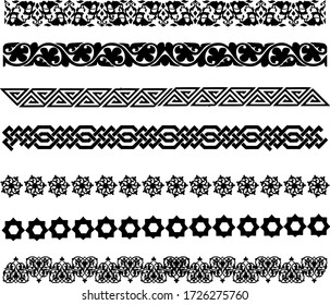 Vector islamic border for invitations and banners