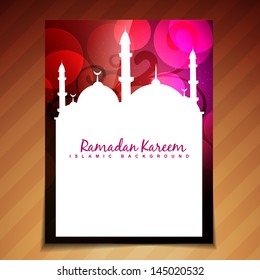 vector islamic festival template background