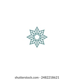 Vector islámico mandala set ornamento ramadán
