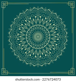 Vector de mandalas ornamentales islámicas. Aislado. Utilizando para el fondo islámico, la puerta de la mezquita y el diseño de las ventanas. Patrón Ramadan kareem y eid mubarak. 