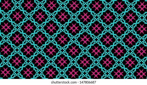 Vector islamic seamless pattern.Repeating geometric tiles 
