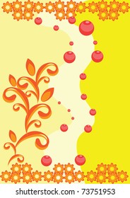 vector isolated abstract tree . Illustration