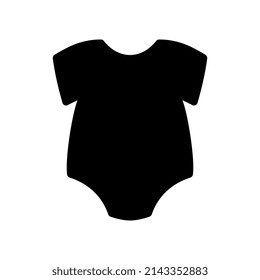 Vector Isolated Baby Onesie Symbol