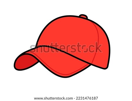 Vector Isolated Baseball Cap Illustration