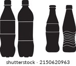 Vector isolated bottle flat icon