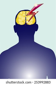 Vector isolated brain patients.