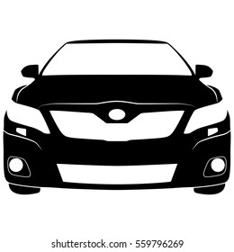 Vector isolated car sign svg