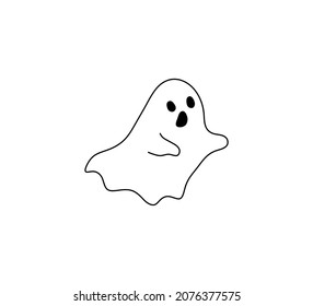 Vector Isolated Chasing Ghost Catching Ghost Stock Vector (Royalty Free ...