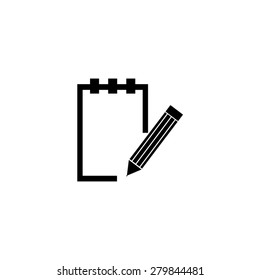 Vector isolated clipboard, list icons