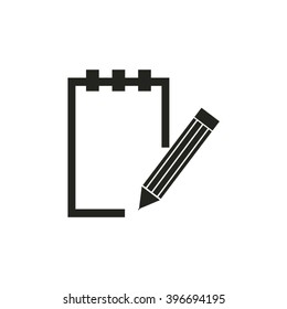 Vector isolated clipboard, list icons