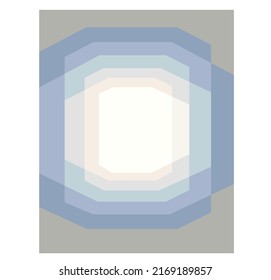 Absorción geométrica de color aislada del vector en rectángulo