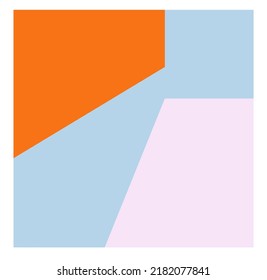 Absorción geométrica de color aislada del vector en cuadrado