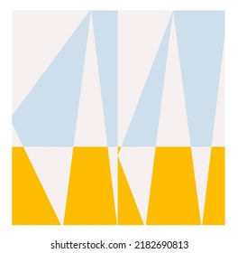 Absorción geométrica de color aislada del vector en cuadrado