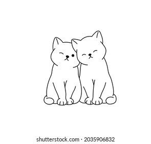 easy drawings of cute kittens