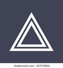 Vector isolated dashboard sign. hazard icon