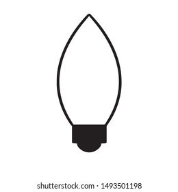 Vector isolated design of a monochrome floodlight representing the new birth of brilliant ideas.