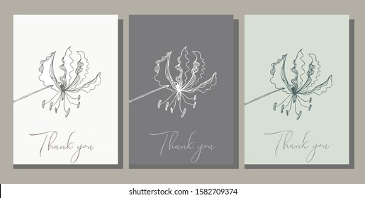 Vector isolated doodle natural plants handmade goodbye doodles. Ideal for invitations, cards, quotes, blogs, wedding frames, posters, medical packaging and a box of tea.