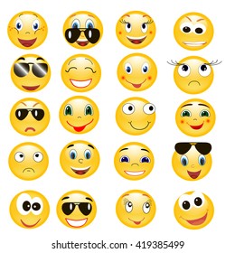 vector , isolated, emoticon