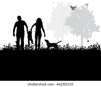 9,773 Family dog silhouette Images, Stock Photos & Vectors | Shutterstock