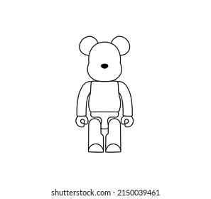 Teddy Bear Robot Technology Cartoon T-shirt Design Vector Download