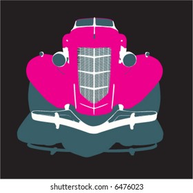vector isolated glamour car