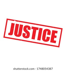 Sello de justicia de grunge aislado por vectores