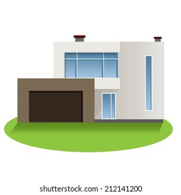 vector isolated house