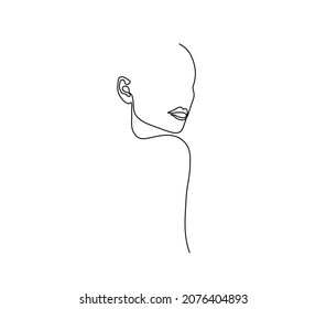 Vector isolated human body one line single line art drawing. 